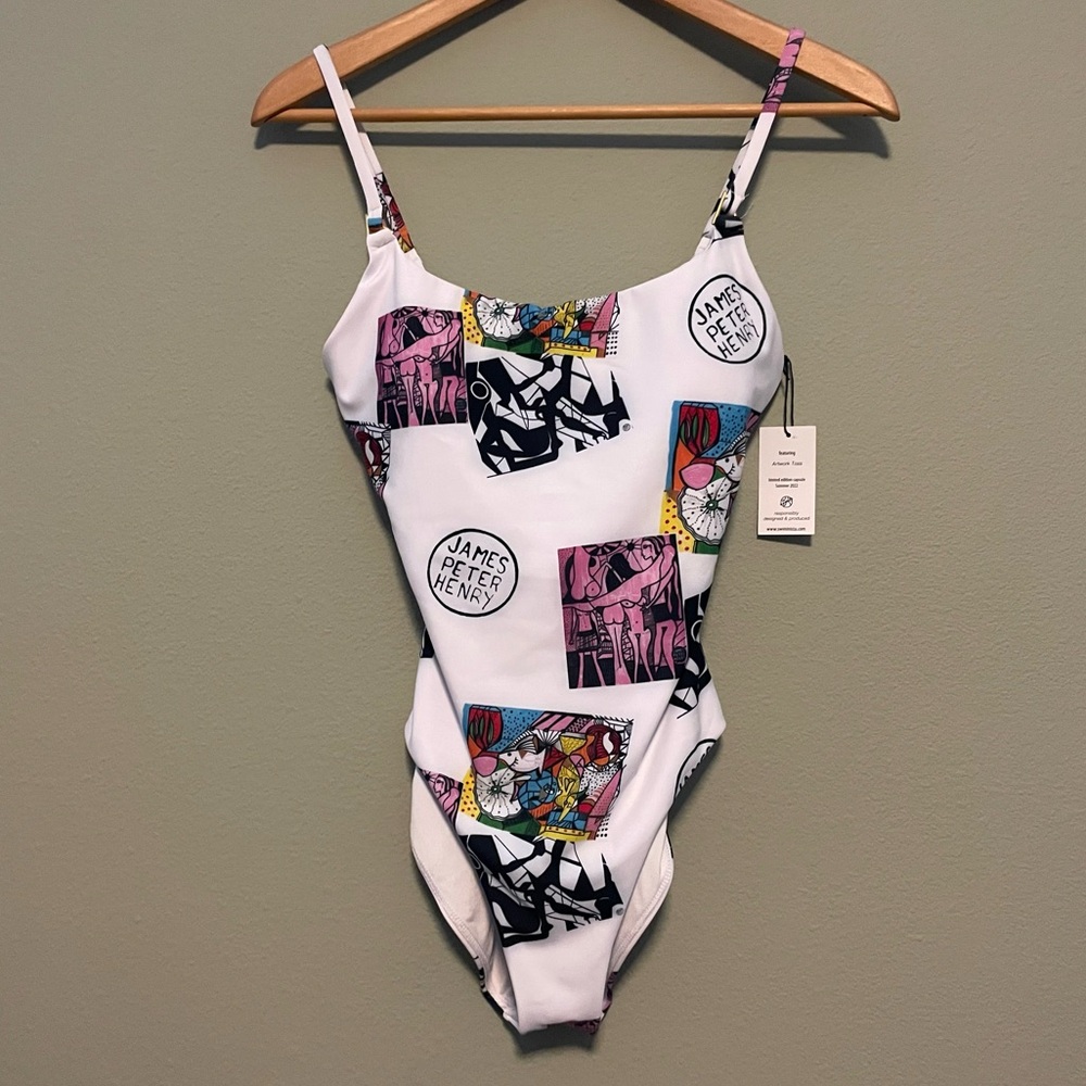 Swiminista X James Peter Henry Limited Collection One Piece Swim Suit - Size M